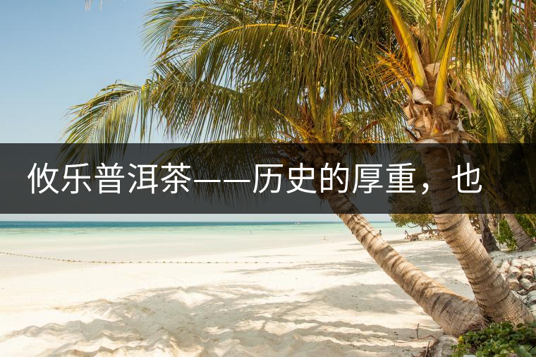 攸樂(lè)普洱茶——?dú)v史的厚重，也藏不住山里的陣陣茶香