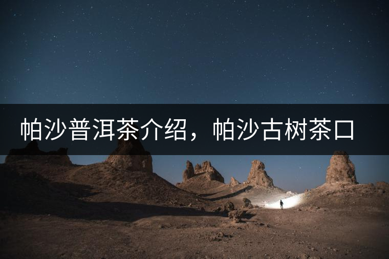 帕沙普洱茶介紹，帕沙古樹茶口感特點(diǎn)