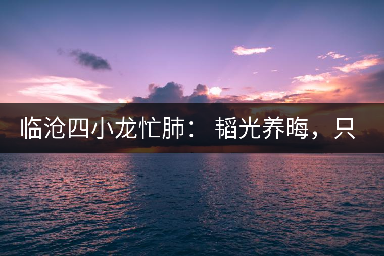 臨滄四小龍忙肺： 韜光養(yǎng)晦，只為綻放！