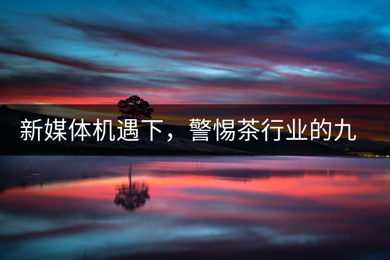 新媒體機(jī)遇下，警惕茶行業(yè)的九大危機(jī)