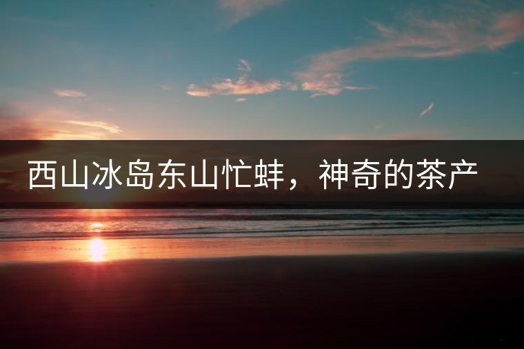 西山冰島東山忙蚌，神奇的茶產(chǎn)區(qū)勐庫