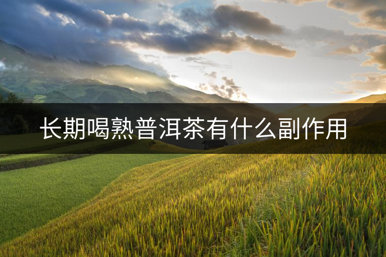 長(zhǎng)期喝熟普洱茶有什么副作用