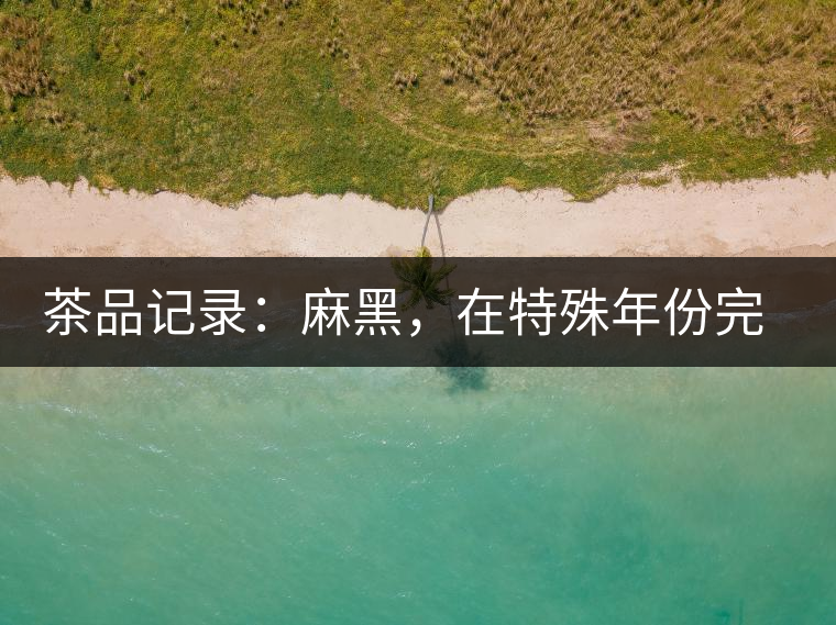 茶品記錄：麻黑，在特殊年份完成的心愿