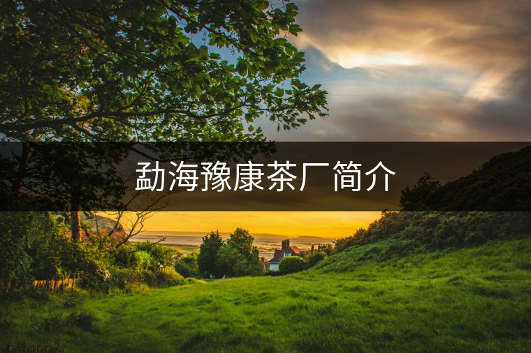 勐海豫康茶廠簡(jiǎn)介