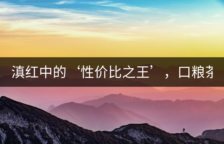 滇紅中的‘性價(jià)比之王’，口糧茶首選！