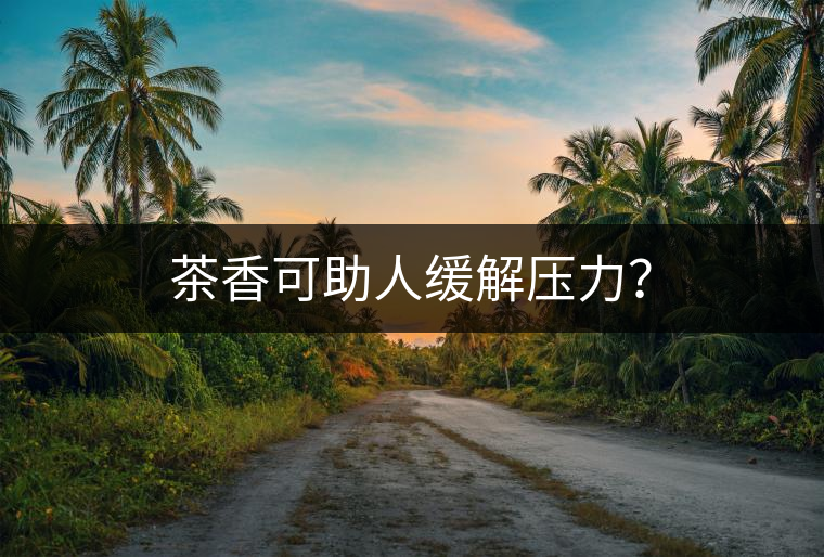 茶香可助人緩解壓力？