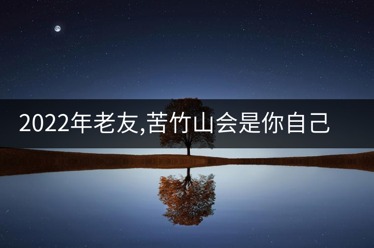 2022年老友,苦竹山會是你自己的標(biāo)桿茶嗎? 2022年老友,苦竹山會是你自己的標(biāo)桿茶嗎?