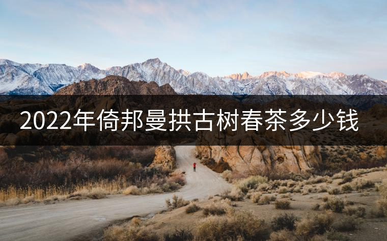 2022年倚邦曼拱古樹春茶多少錢一公斤？