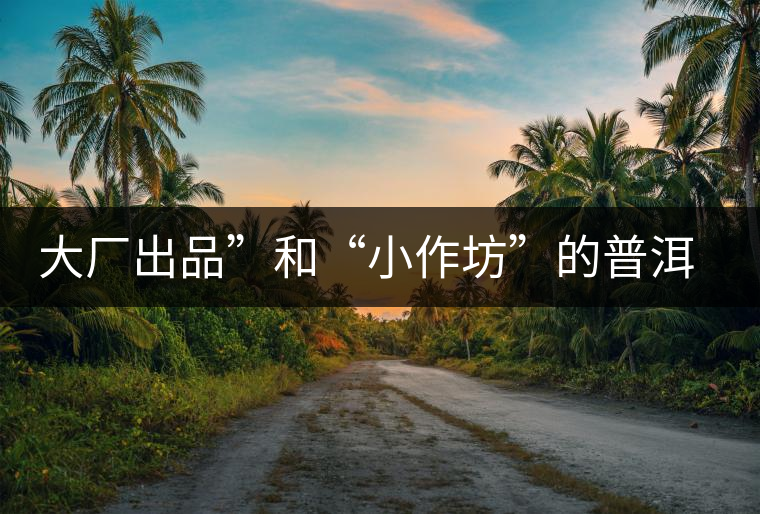 大廠出品”和“小作坊”的普洱茶，哪個(gè)更值得購買？