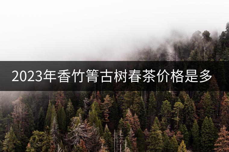 2023年香竹箐古樹春茶價格是多少？