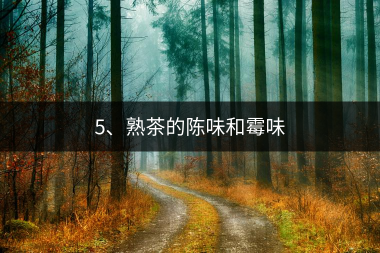 5、熟茶的陳味和霉味