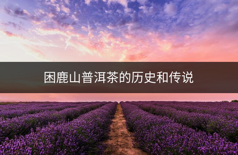 困鹿山的歷史:?美麗的傳說(shuō)–遺落深山的皇家古茶園 困鹿山的歷史:?美麗的傳說(shuō)–遺落深山的皇家古茶園